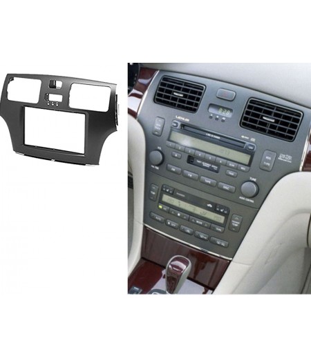 RF11-162 ស៊ុមម៉ាញ៉េឡាន Lexus ES / Double din radio frame for Lexus ES model (Model: RF11-16)