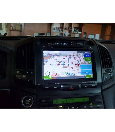 WD8133 ម៉ាញ៉េ #GPSប្រាប់ផ្លូវ សម្រាប់ឡង់គ្រីស័រ 2008-2014 / DVD Player for Toyota Land Cruiser 2008-2015 (Model: WD8133)