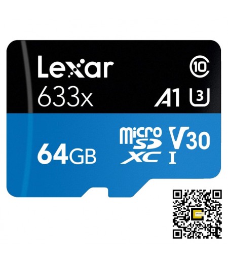 អង្គចងចាំMicroSD ម៉ាក Lexar Class 10 UHS3/ Lexar MicroSD UHS3